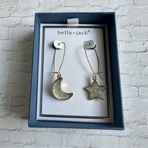 NWT Bella Jack Moon & Star Earrings